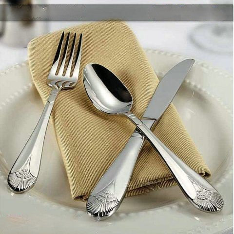 12 Pieces Each - 0031# Peacock Cutlery Collection 12 Piece Each