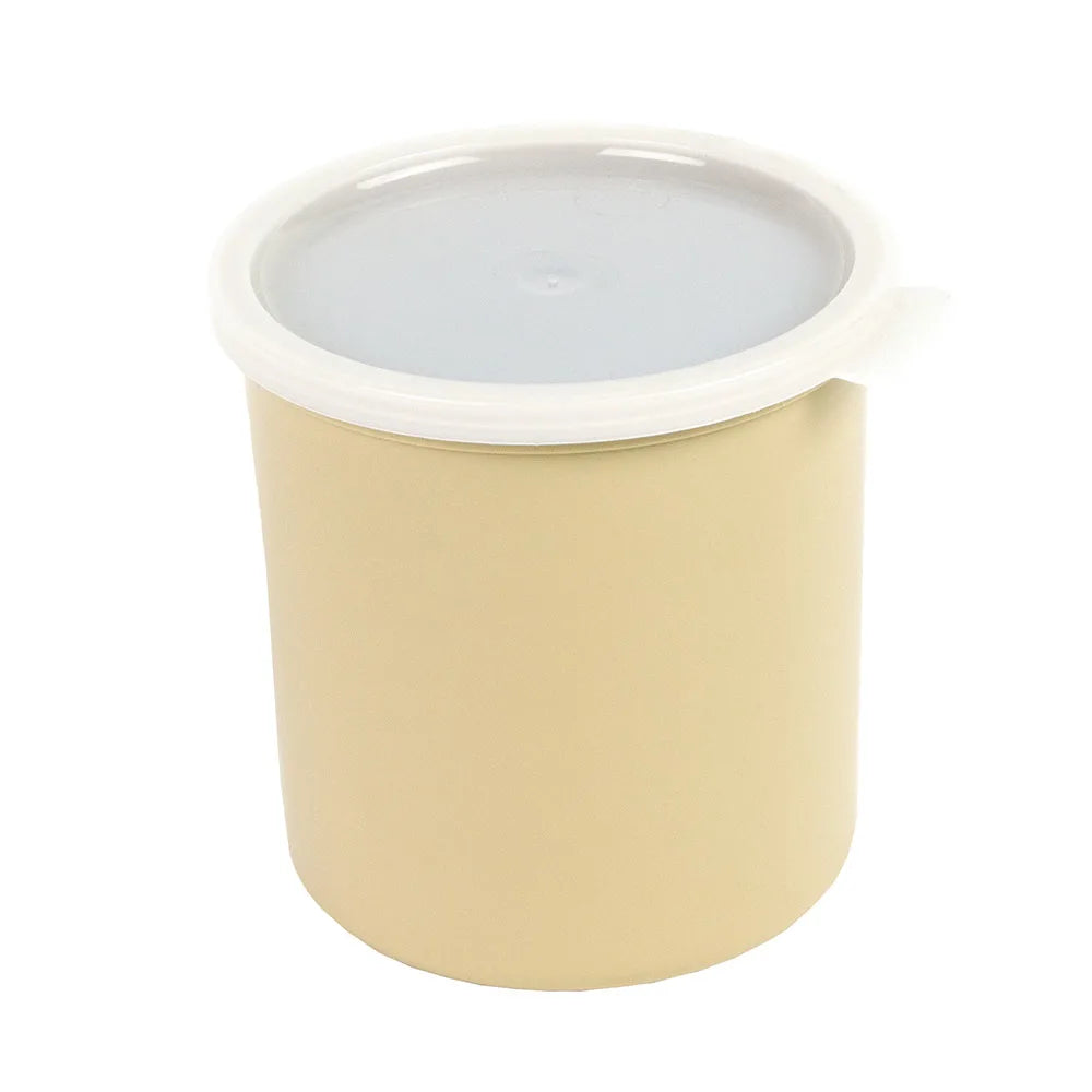 Cambro CP12133 1 1/5 qt Crock with Lid - Beige