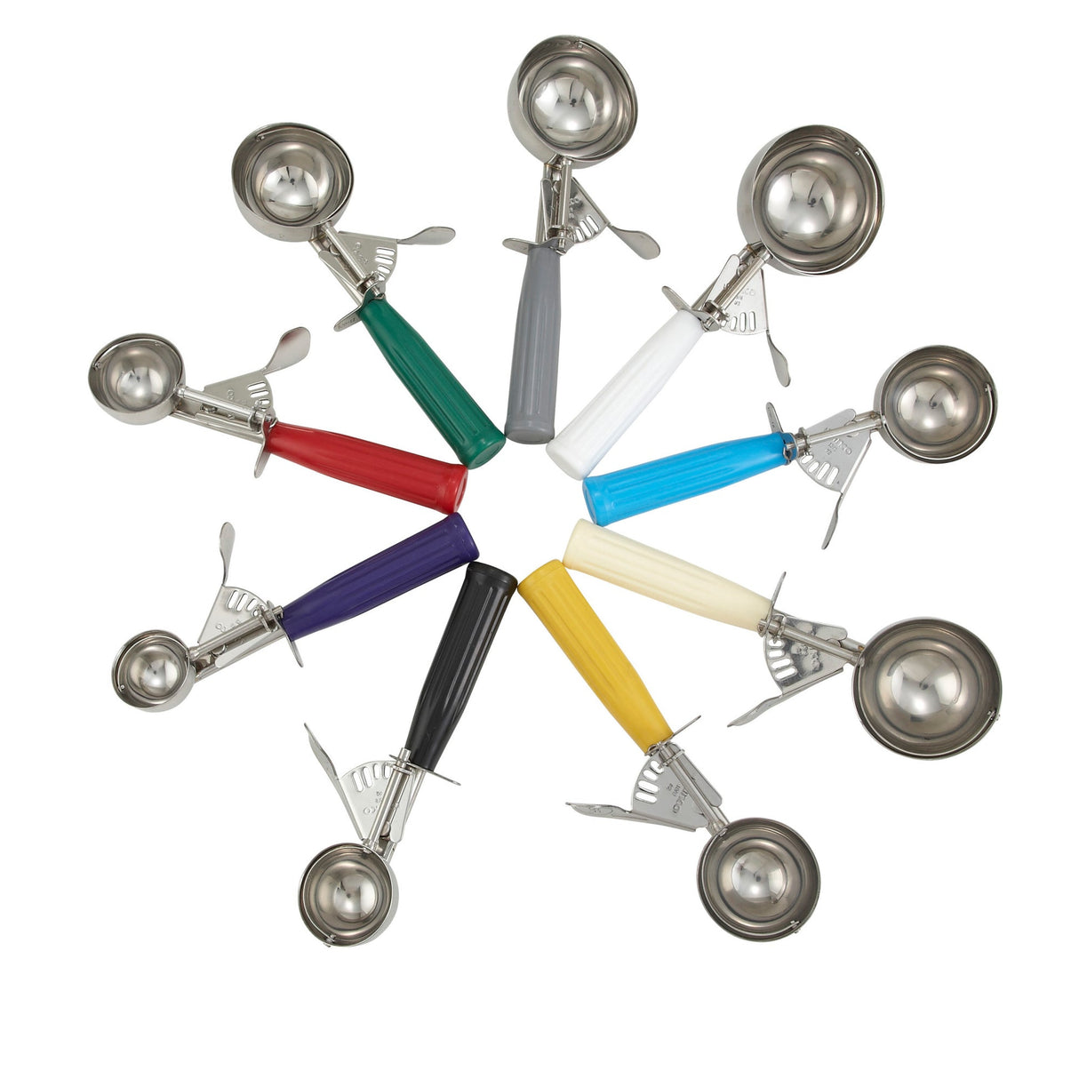 Ice Cream Disher Size 16, Plastic Hdl, Blue