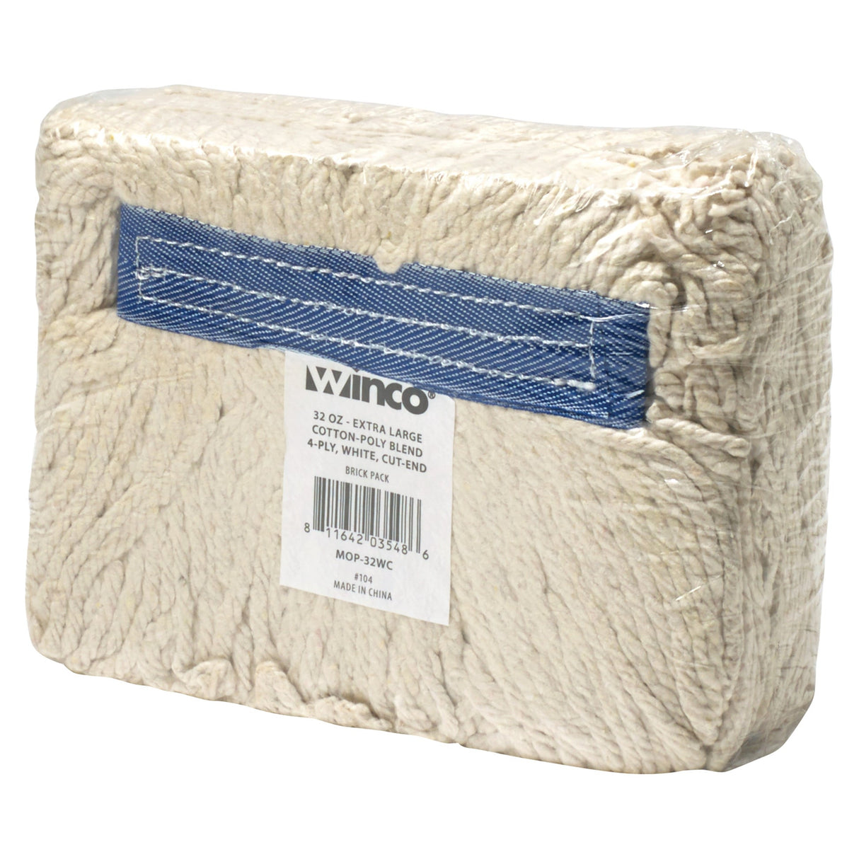 Economy Cotton-Poly Blend Cut-End Wet Mop Head