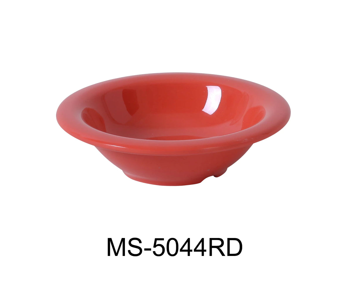 Yanco MILE STONE 4 3/4" FRUIT BOWL - 4.5 OZ ORANGE RED