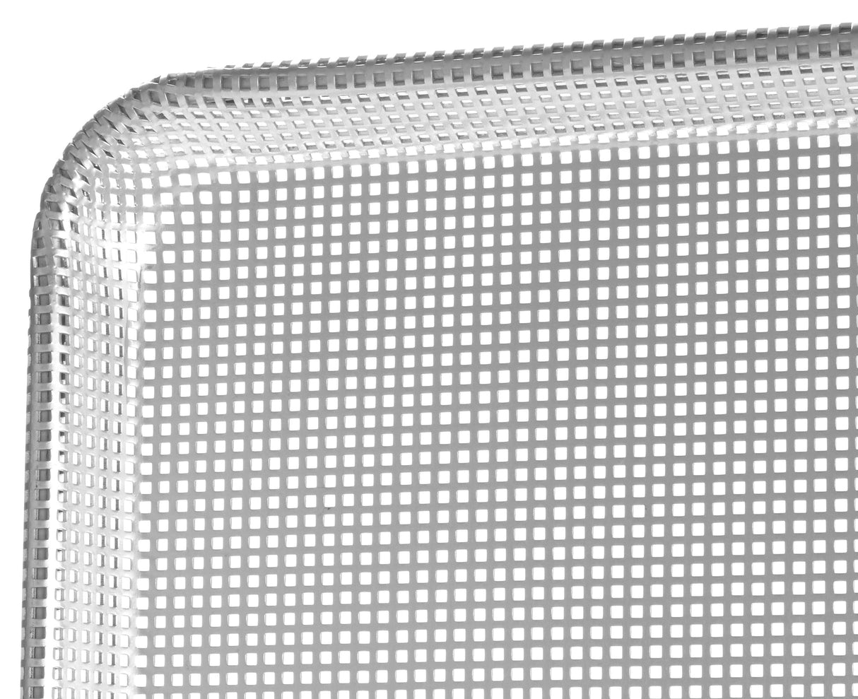 Aluminum Sheet Pan, Fully Perforated, Glazed