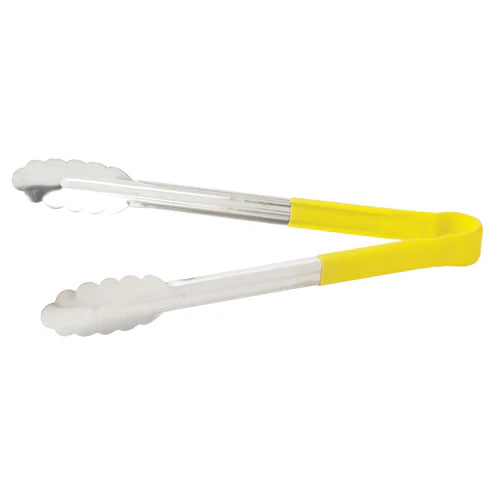 Heavy-Duty Heat Resistant Utility Tongs: Ideal for Commercial Kitchens