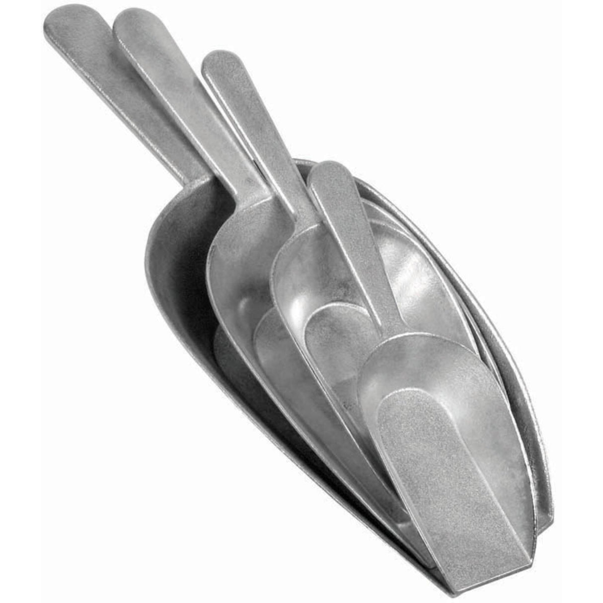 Aluminum Scoop, Flat Bottom