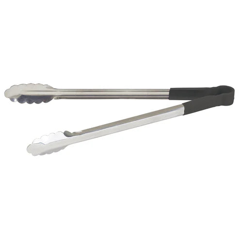 Heavy-Duty Heat Resistant Utility Tongs: Ideal for Commercial Kitchens