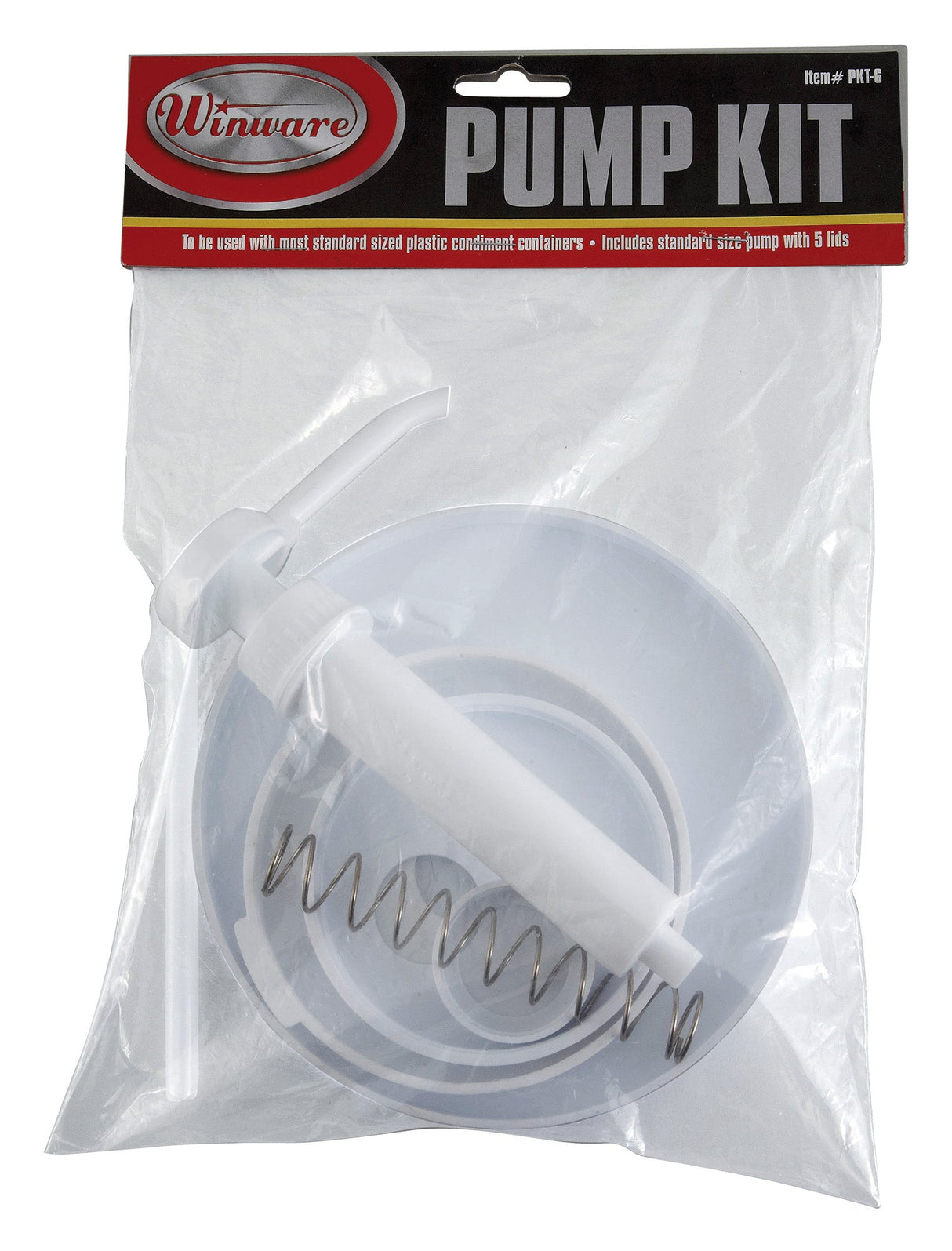 Pump Kit, 5 Lids