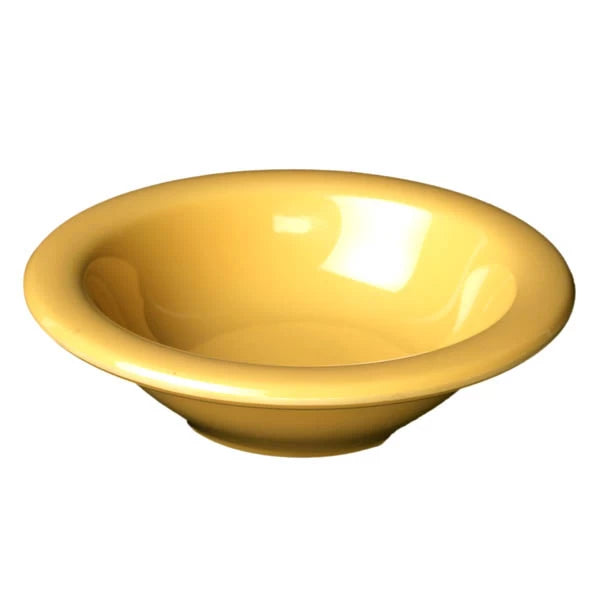 Yanco MILE STONE 7 1/2" X 1 7/8"H SOUP BOWL - 16 OZ YELLOW