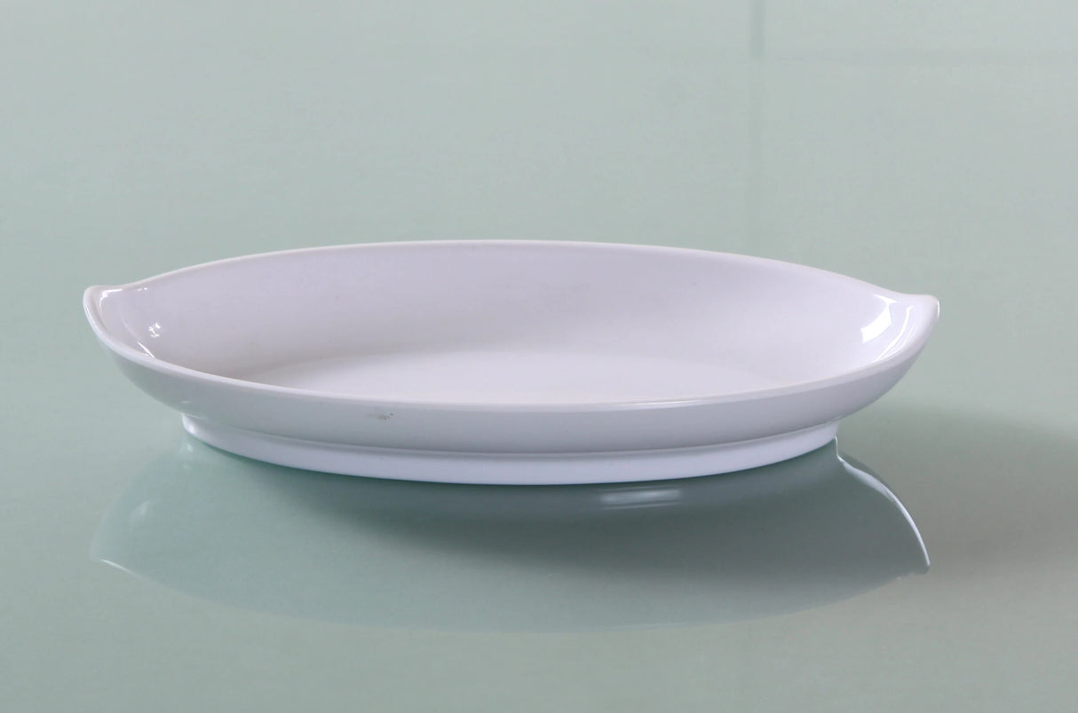 Yanco Venice 8 1/2" X 5" Oval Deep Plate 8 Oz