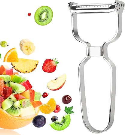 Vegetable peeler julienne slicer, stainless steel potato peeler