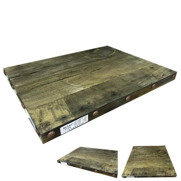 Antique License Plate Copper Nails Scratch-Resistant Desktop