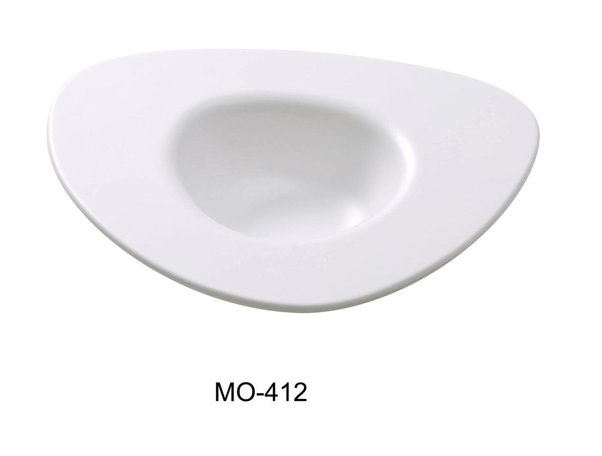 Yanco Moderne 12" X 10 1/2" X 2 1/2" Dessert Plate 14 Oz