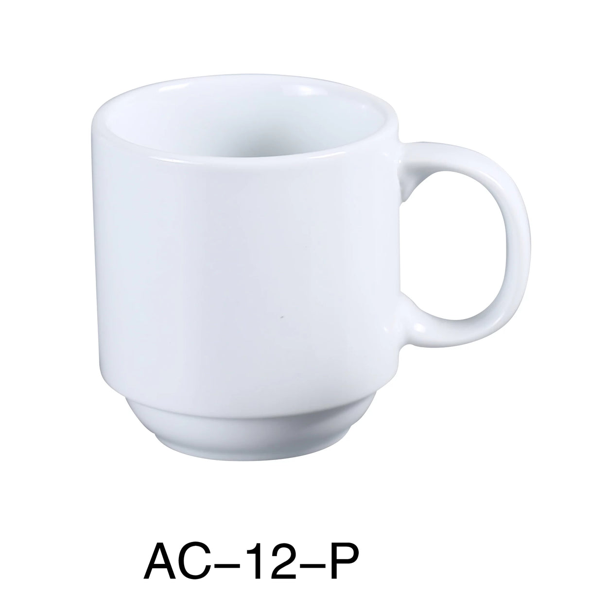 Yanco AC-12-P 3 1/2" PRIME MUG STACKABLE 12 OZ