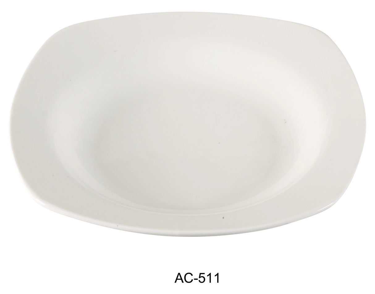 Yanco AC-511 11 1/2" SQUARE PASTA BOWL 26 OZ