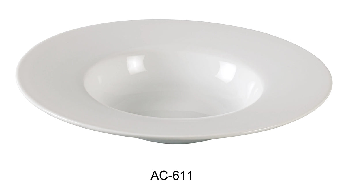 Yanco AC-611 11 1/2" DESSERT PLATE 2 1/4" DEEP 14 OZ