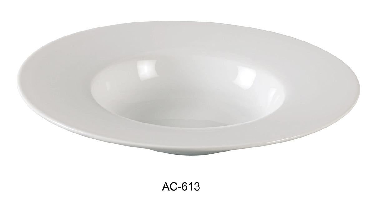 Yanco AC-613 13 1/2 英寸甜点盘 2 1/2 英寸深 22 盎司