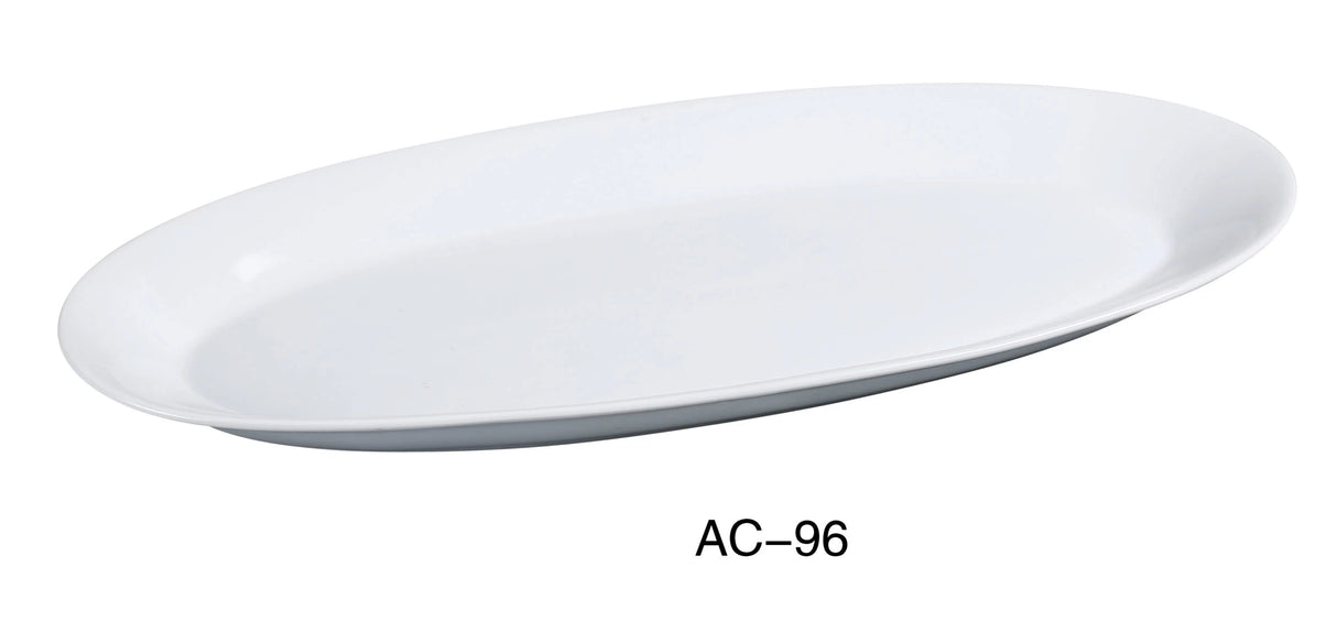 Yanco AC-96 16" X 7 3/4" X 1 1/4" FISHIA PLATTER