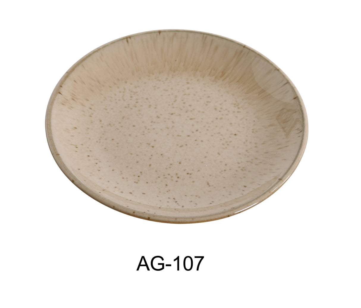 Yanco AG-107 7" X 3/4" COUPE SHAPE ROUND PLATE