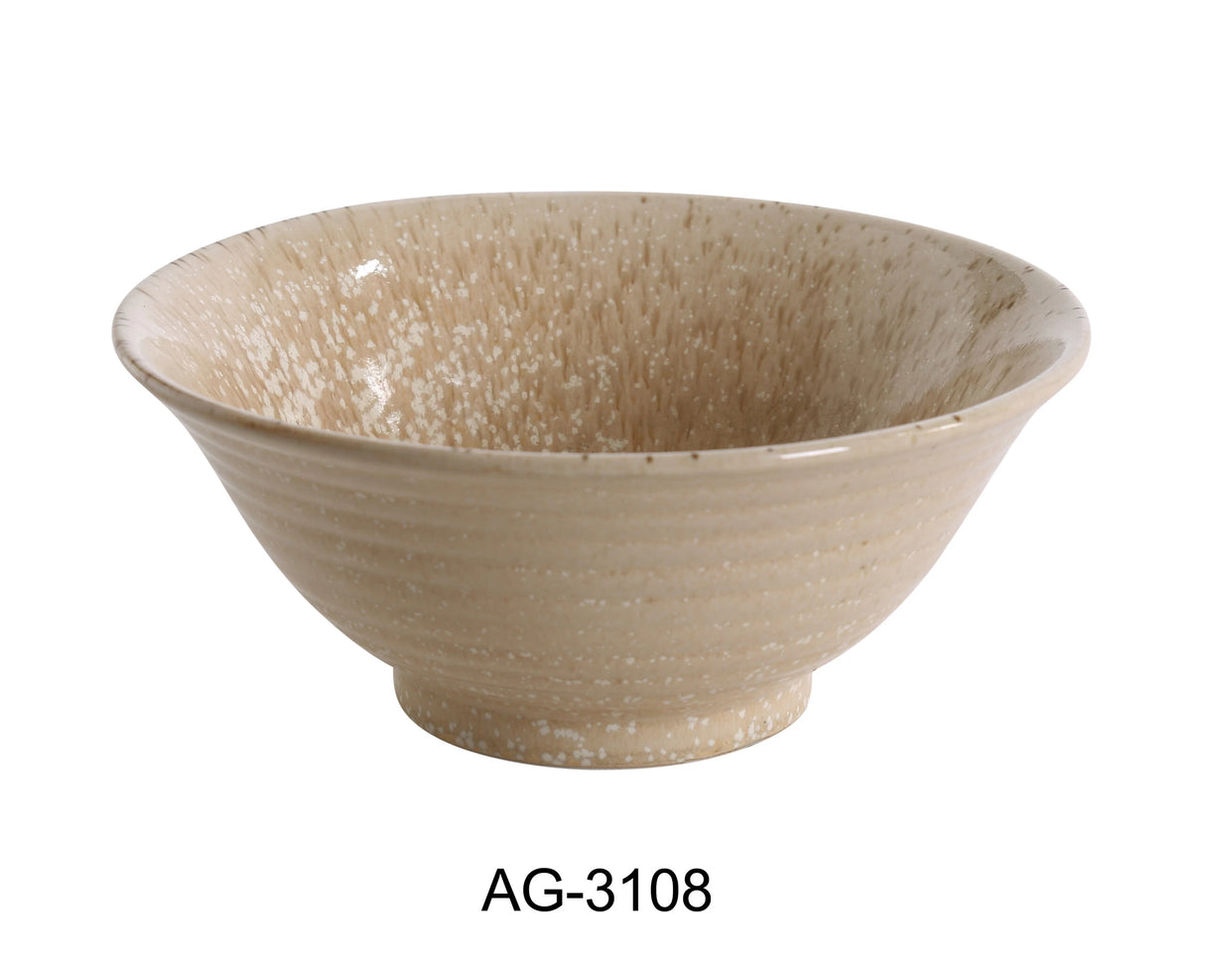 Yanco AG-3108 8 1/2" X 3 1/2" NOODLE BOWL 45 OZ