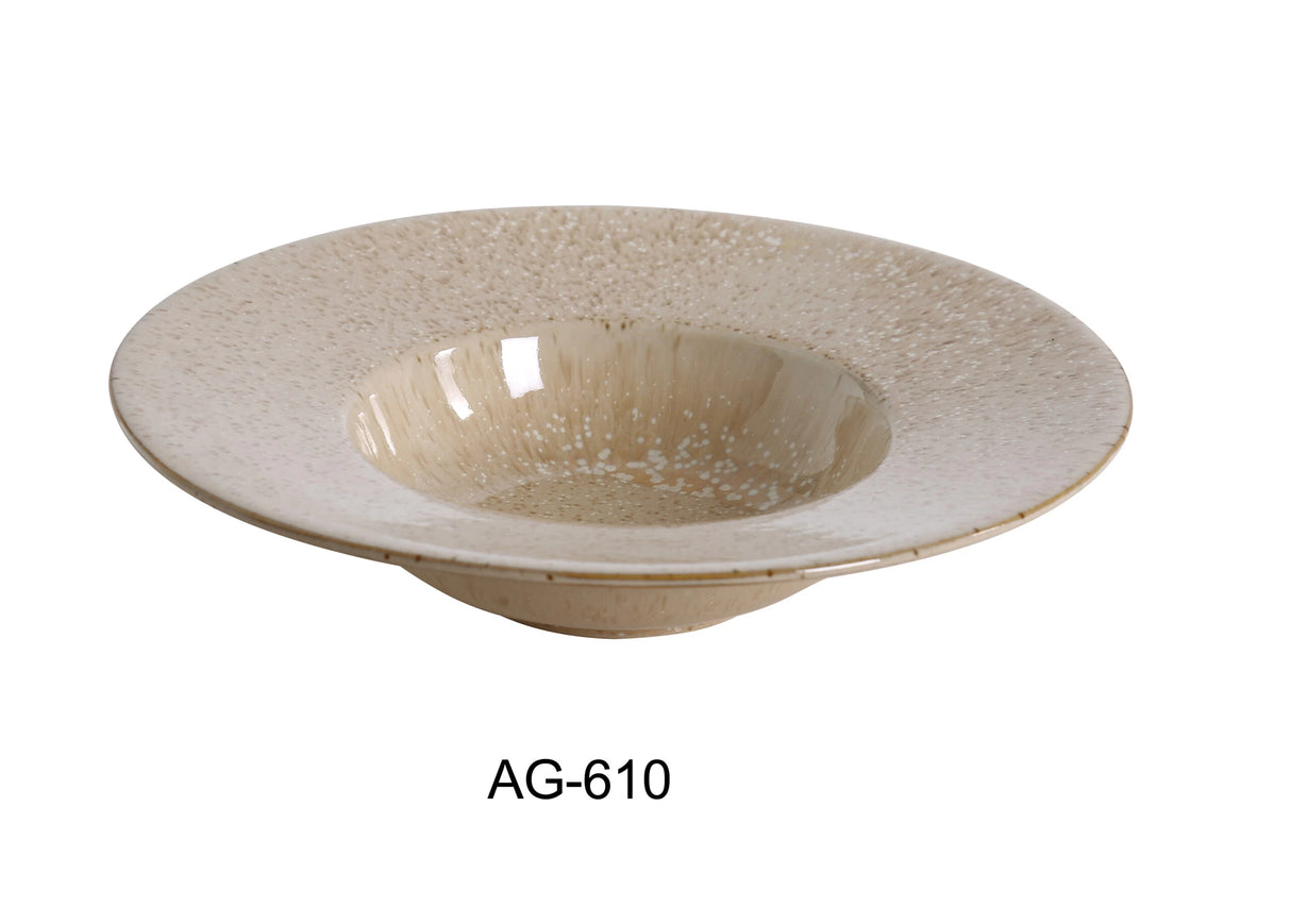 Yanco AG-610 9 1/4" X 5" X 2" DESSERT PLATE 10 OZ
