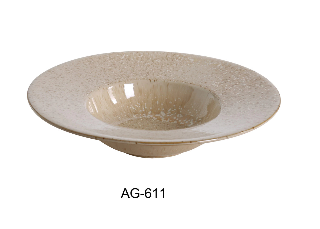 Yanco AG-611 11 1/2" X 6" X 2 1/2" DESSERT PLATE 14 OZ