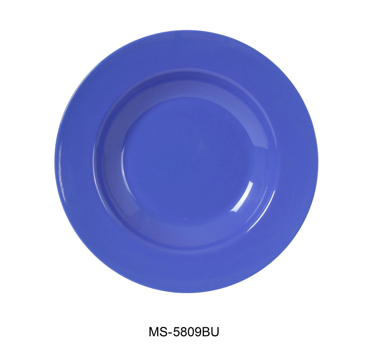 Yanco MILE STONE 9 1/4" X 1 1/4"H PASTA BOWL - 13 OZ BLUE