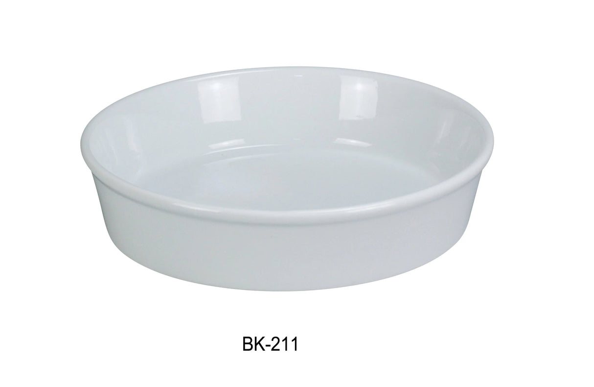 12 Pack Yanco BK-211 11" x 2 1/2" ROUND DEEP PLATE
