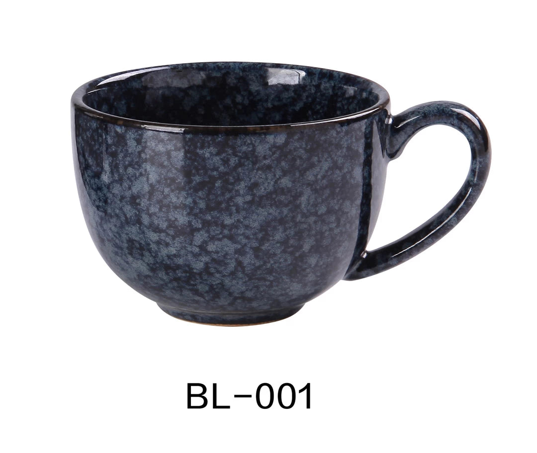 Yanco Blue Star 3 1/2" X 2 1/2" Coffee Cup 8 Oz