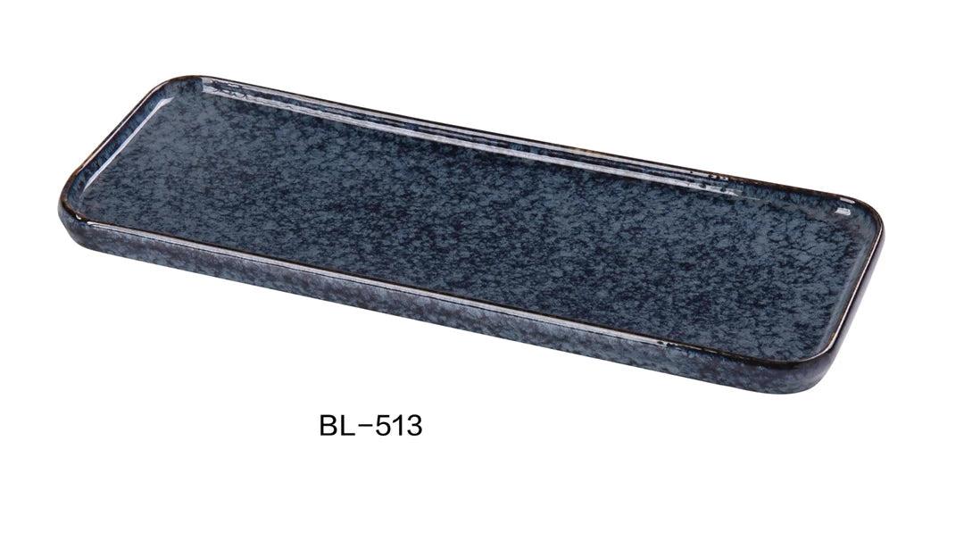 Yanco Blue Star 13 3/4" X 5" X 5/8" Rectangular Plate