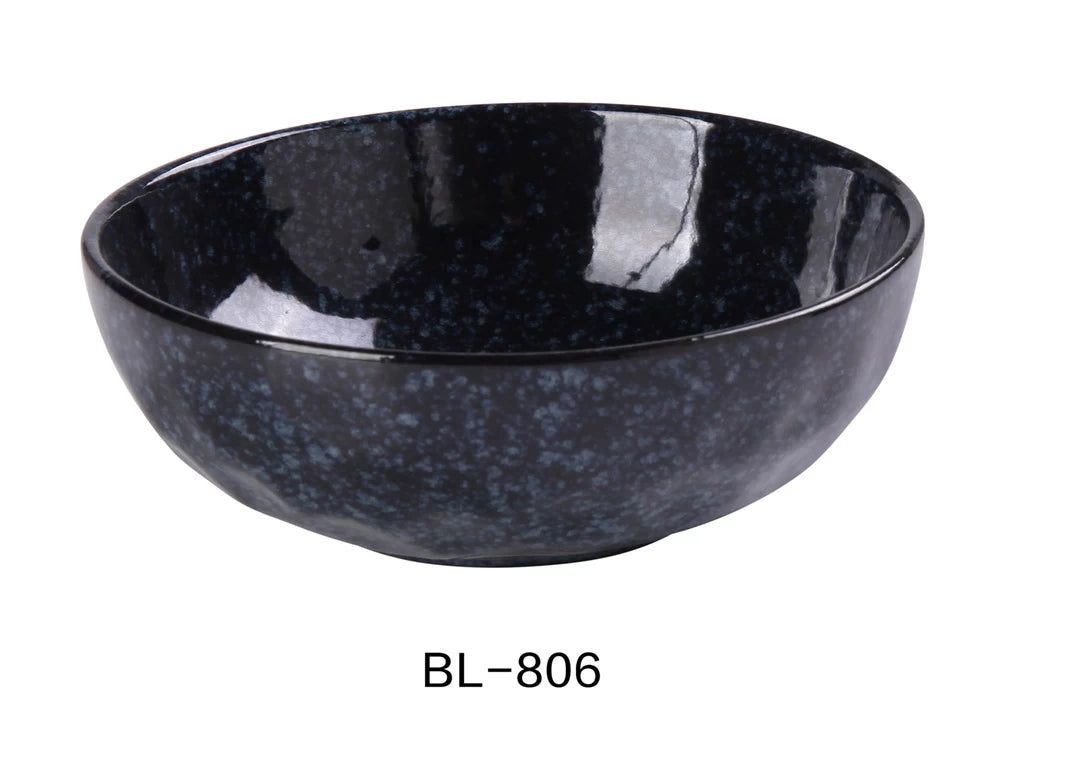 Yanco Blue Star 6" X 2 1/4" Nappie Bowl 14 Oz