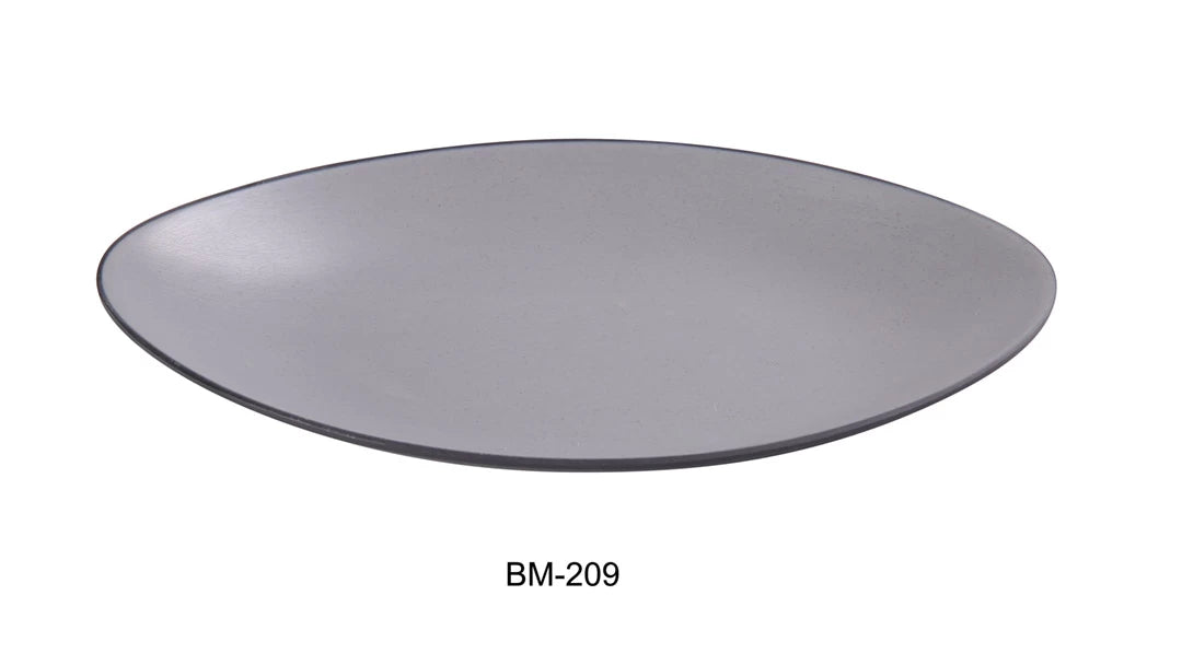 Yanco BIRMINGHAM 9 5/8" X 6"X1" DEEP OVAL PLATE