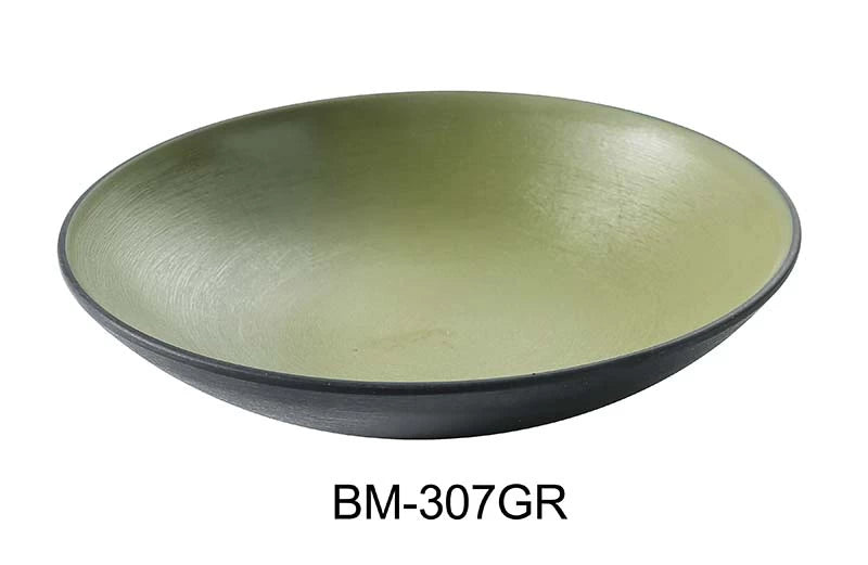 Yanco BIRMINGHAM - GREEN 7 1/2" X 1 1/2' SOUP BOWL 12 OZ