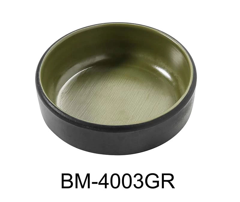Yanco BIRMINGHAM - GREEN 3" X 1" SAUCE DISH 2 OZ
