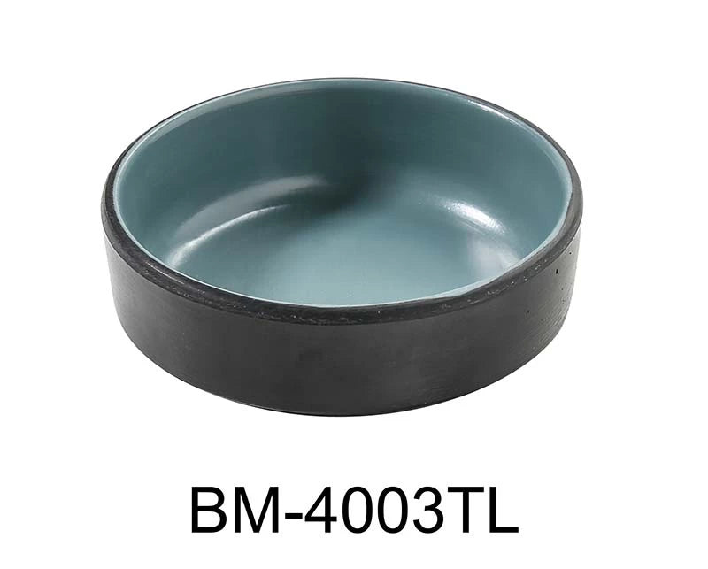 Yanco BIRMINGHAM - TEAL 3" X 1" SAUCE DISH 2 OZ