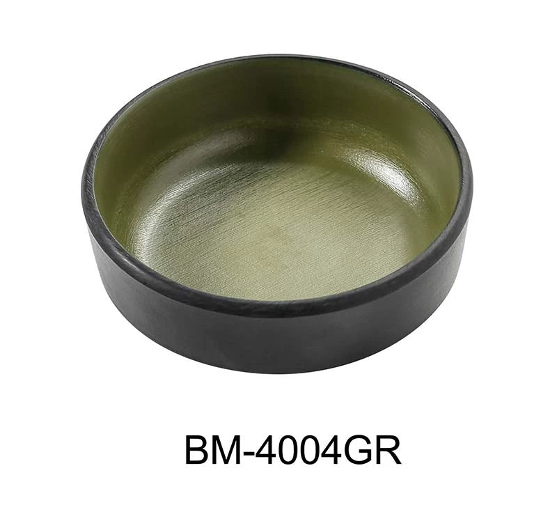 Yanco BIRMINGHAM - GREEN 4" X 1 1/4" SAUCE DISH 4 OZ