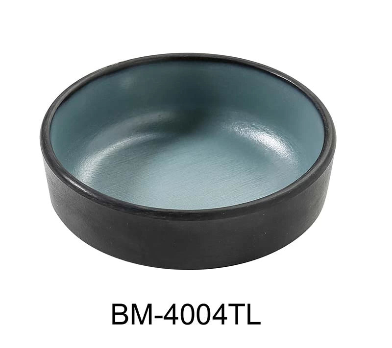 Yanco BIRMINGHAM - TEAL 4" X 1 1/4" SAUCE DISH 4 OZ