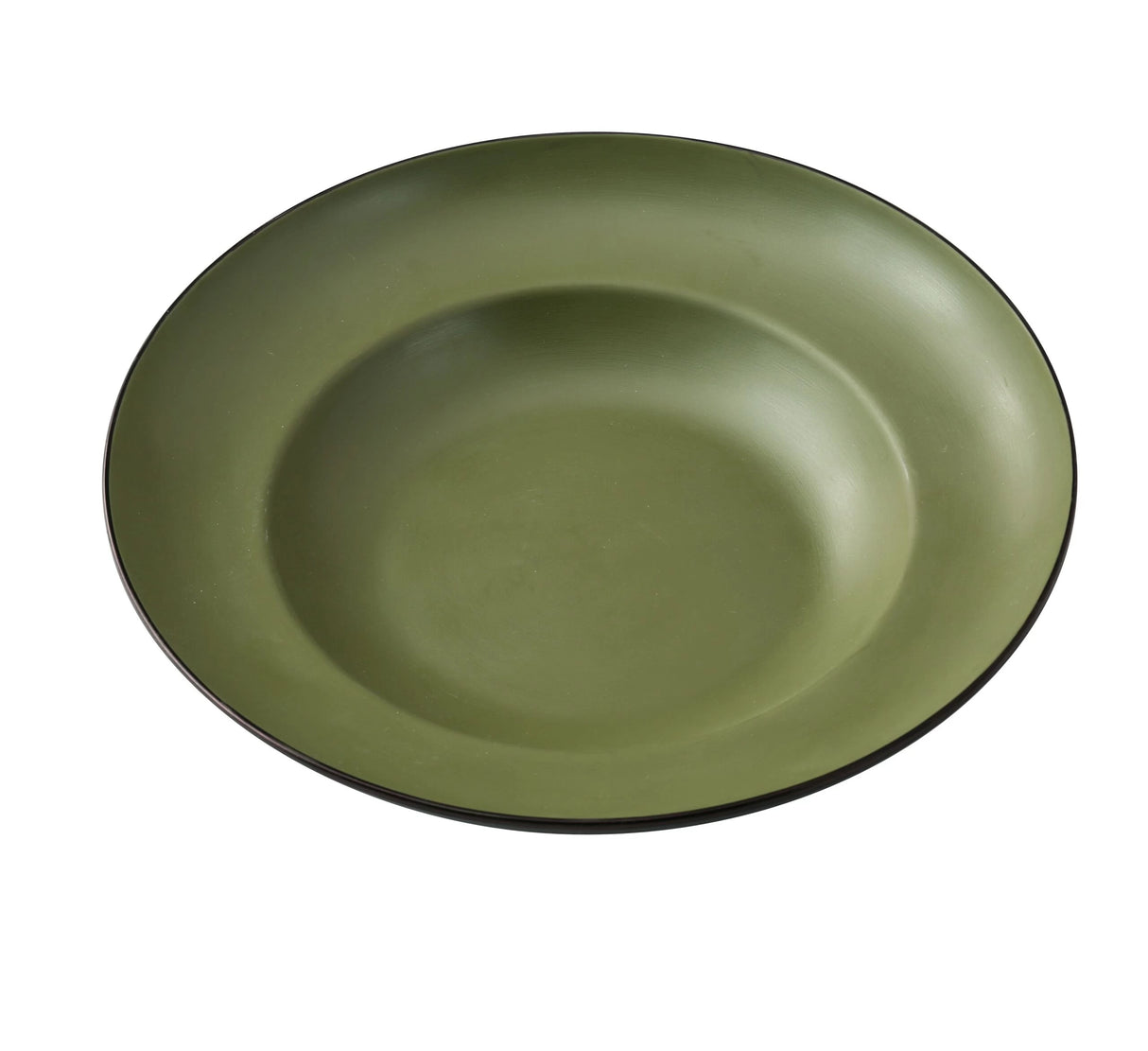 Yanco BIRMINGHAM - GREEN 10 3/4" X 7" X 2 1/4" MEDITERRANEAN PASTA BOWL 12 OZ
