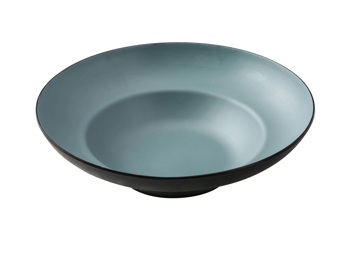 Yanco BIRMINGHAM - TEAL 11 1/8" X 7" X 3 1/4" DEEP MEDITERRANEAN BOWL 20 OZ