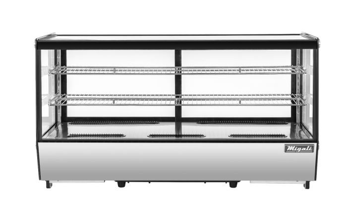 Migali C-70CTS-48 48” Wide Counter-Top Straight Glass Display Case Refrigerator