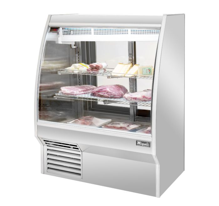 Migali C-DC-3 3 Ft Deli Display Case, Curved Glass