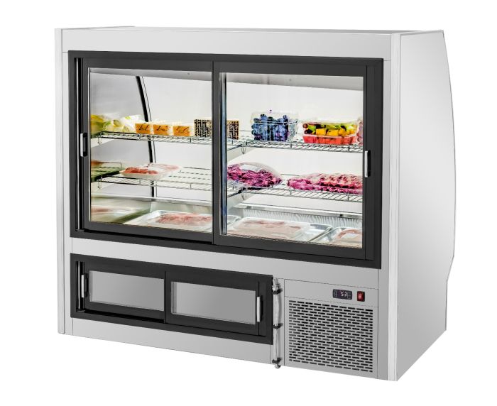 Migali C-DC-5 5 Ft Deli Display Case, Curved Glass