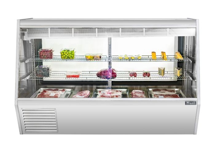 Migali C-DS-7 7 Ft Deli Display Case, Straight Glass