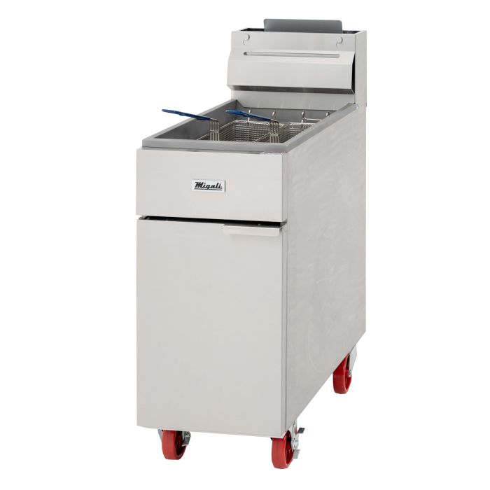 Migali C-F35-NG 35 lb Energy Star Natural Gas Fryer - 60,000 BTU