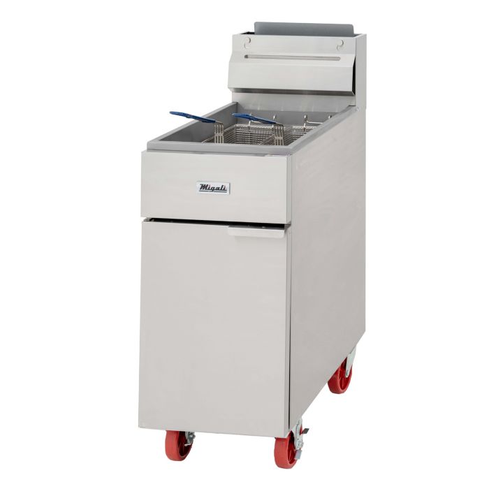 Migali C-F50-LP 50 lb Liquid Propane Fryer - 120,000 BTU