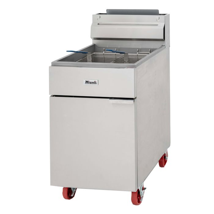 Migali C-F75-NG 75 lb Natural Gas Fryer - 170,000 BTU