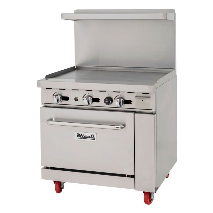 Migali C-RO-36G-NG 36” Griddle, (1) Oven, Natural Gas
