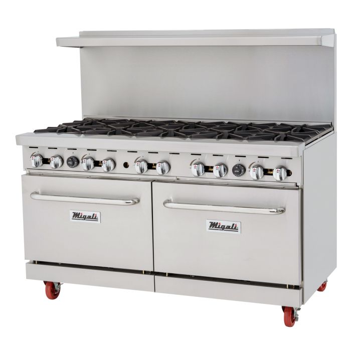 Migali C-RO10B-NG 10 Burner, Natural Gas Range & Oven