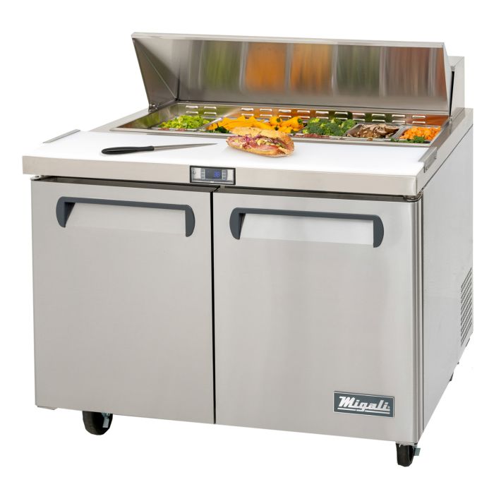 Migali C-SP48-12-HC 48″ – 12 Pans, Sandwich Prep Table