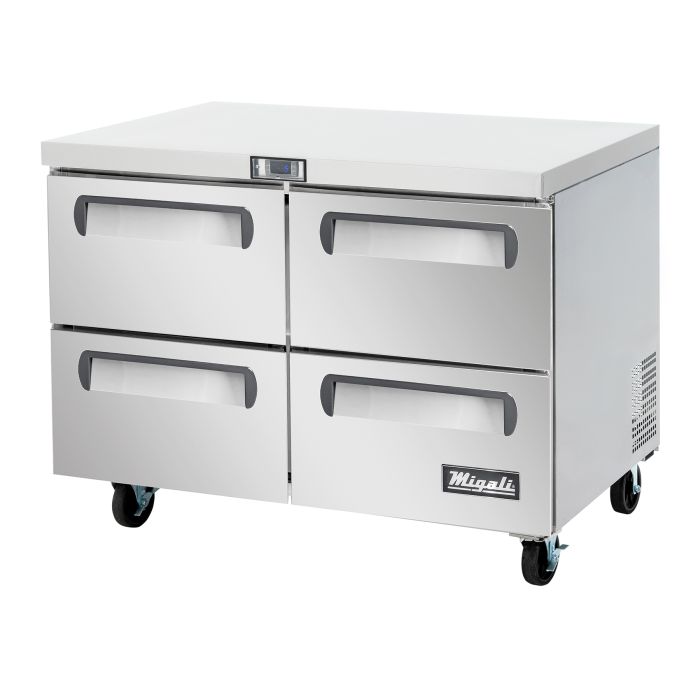 Migali C-U48F-D-HC 48″ Under-counter & Work Top Freezer with Drawers
