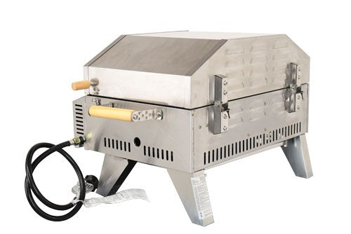 Stainless Steel Propane Pizza Oven with Foldable Legs 12,000 BTU