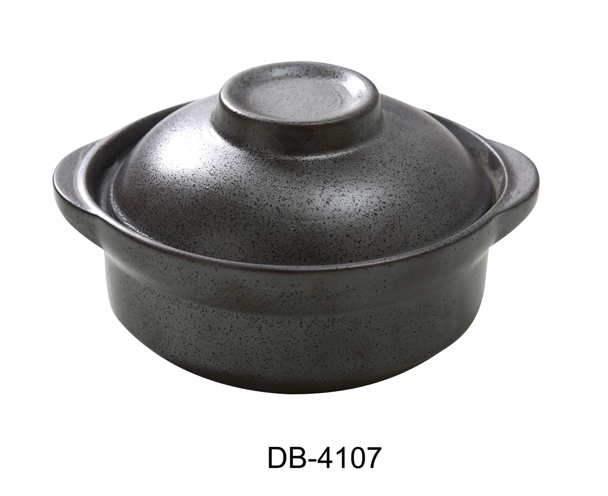 Yanco DB-4107 6 1/2" X 2 1/2"SKILLET BOWL WITH LID 20 OZ